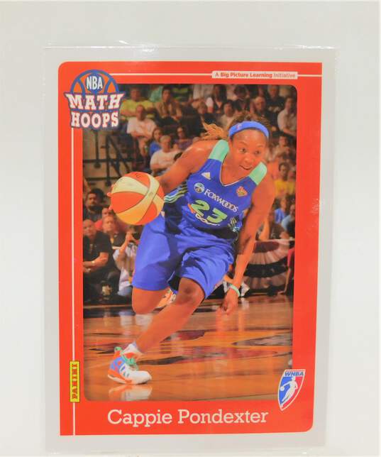 2012 Cappie Pondexter Panini Math Hoops 5x7 Basketball Card New York Liberty image number 1