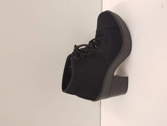 Andrea Black Block Heel Boots Size 8 image number 1