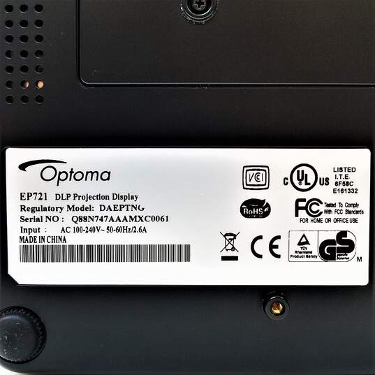 Optoma DLP Projector EP721 image number 6