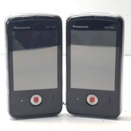 Set of 2 Panasonic HM-TA2 HD Pocket Camcorders