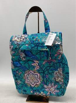 Vera Bradley Turquoise Floral Quilted Travel Bag - Stylish & Practical" alternative image