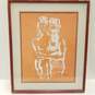 J. Wolins - Nude Couple Embrace - Limited Edition 182/250 Serigraph Vintage Artwork Signed image number 1