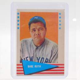 1961 HOF Babe Ruth Fleer Baseball Greats #75 New York Yankees