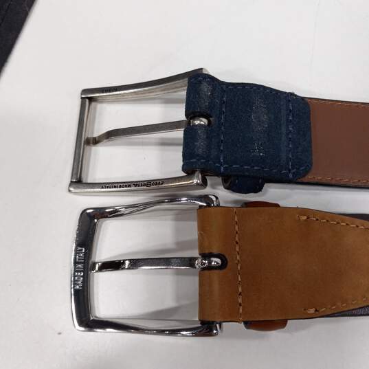 Bundle of 2 Allen Edmonds belts Size 102/40 image number 5