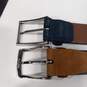 Bundle of 2 Allen Edmonds belts Size 102/40 image number 5