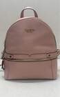 Kate Spade Pebble Leather Leila Backpack Pink image number 1
