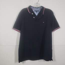 Mens Regular Fit Collared Short Sleeve Golf Polo Shirt Size Large