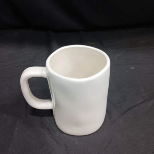 Rae Dunn Create White Ceramic Coffee Mug image number 3