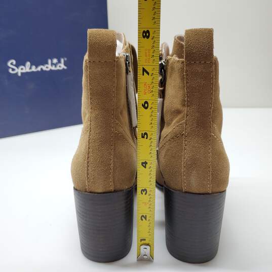 Splendid Lucy Heeled Booties Suede Women's Size 6 With BOX image number 4