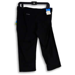 NWT Womens Black Flat Front Pockets Straight Leg Hiking Capri Pants Sz 4/36 alternative image