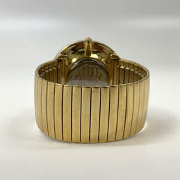 Designer Betsey Johnson Gold-Tone Rhinestone Round Dial Analog Wristwatch alternative image