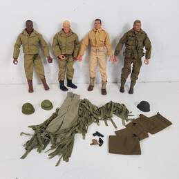 G.I. Joe  Assorted Lot of 4  Vintage Action Figures  w/ Outfits