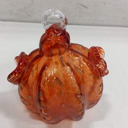 Blown Art Glass Squash Figurine alternative image