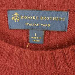 Brooks Brothers Women Maroon Sweater Sz L alternative image