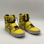 Mens Atlas 1G-1500-11 Yellow Black Round Toe Lace-Up Sneaker Shoes Size 11 image number 3