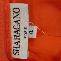 Sharagano Women Orange Casual Pants 4 alternative image