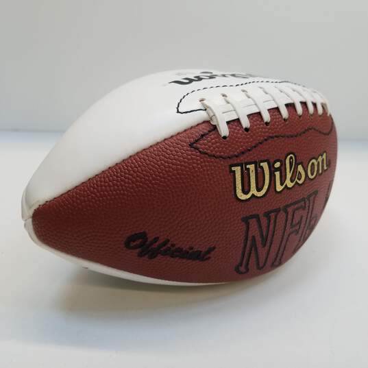Wilson NFL Football Signed by Tim Brown - Oakland Raiders image number 6