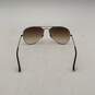 Ray Ban Mens Gray Brown Full Rim UV Protection Aviator Sunglasses with Case image number 4