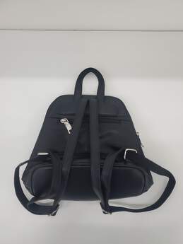 Women Black leather Wilsons Leather Mini 10inch backpack used alternative image