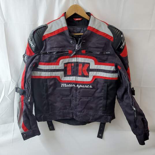 Teknic Motorsports Nylon Black Motorcycle Jacket Size 44 image number 1