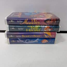 Disney The Classics VHS Animated Movies Assorted 4pc Lot