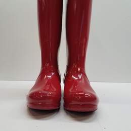Hunter Original Tall Rubber Rain Boot Red 6 alternative image