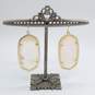Kendra Scott Gold Tone Mother Of Pearl Drop Earrings 20.7g image number 1