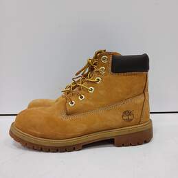 Timberland Tan Suede Boots sz 5 M alternative image