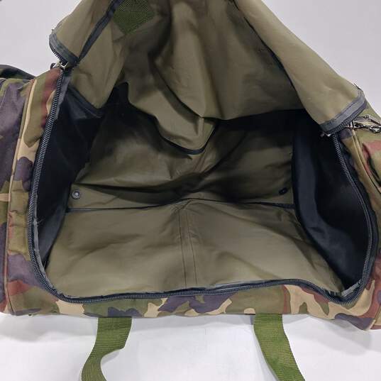 Buy the Pine Creek Natures Outdoor Gear Camo Pattern Duffle Bag