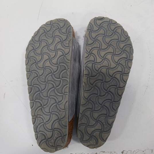 Birkenstock Gray Faux Fur Lined Suede Sandals (Women's Size 9, Men's Size 7) image number 5