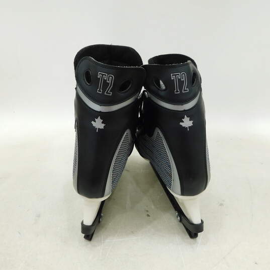 Ontario T2 Ice Hockey Skates Men's Size 13 w/ Blade Covers image number 2
