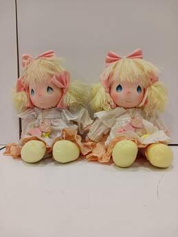 2pc Set of Precious Moments Applause Heather 16” Plush Doll