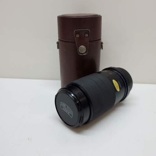 JENAZOOM Carl Zeiss Jena F=70-210mm 1:4.5-5.6 Macro MC Lens & Leather Case image number 1