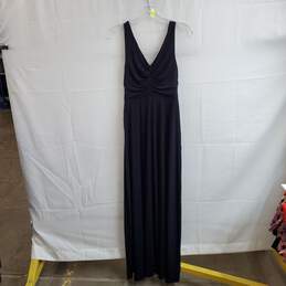 Ann Taylor Navy Blue Long Evening Dress WM Size 2 NWT