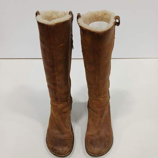 Ugg Hartley Tall Wedge Boots Women's Size 7 image number 3