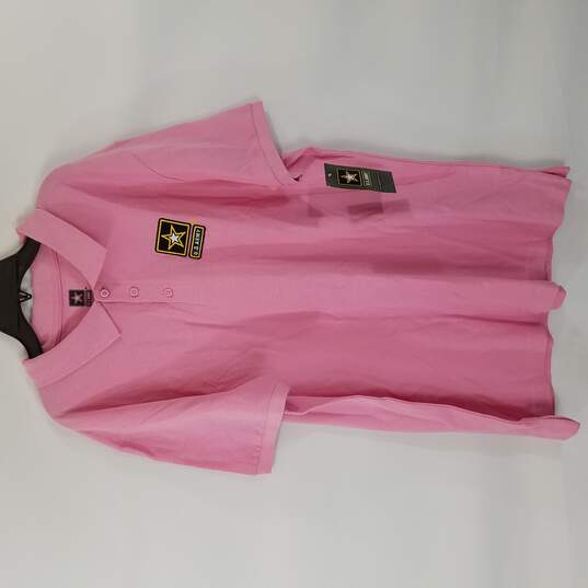 US ARMY Mens Pink Shirt XL image number 1