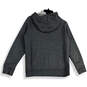 Womens Gray Pink Long Sleeve Kangaroo Pocket Pullover Hoodie Size XS image number 4