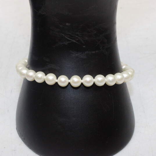 10K Yellow Gold Pearl Beaded Bracelet - 9.7g image number 1