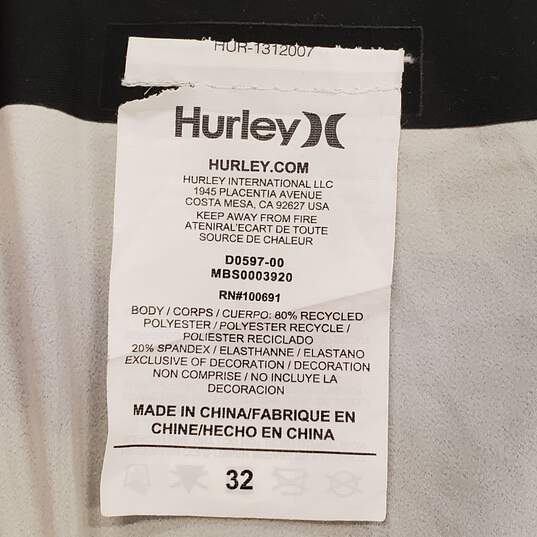 Hurley Men Green Camo Shorts Sz 32 NWT image number 5