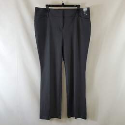 NY & Co Women Grey Dress Pants 16 NWT