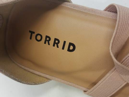 Torrid Pink Strappy Flats Size 11 image number 5