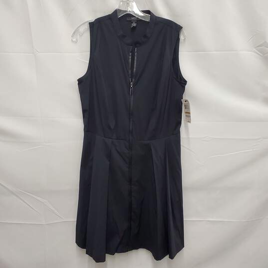 NWT Alfani WM's Black Knee Length Cocktail Dress Size 12P image number 1