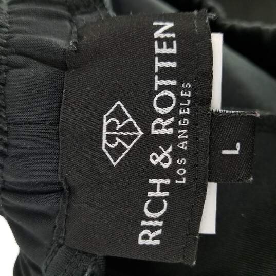 Rich & Rotten Women Black Activewear Shorts S image number 3