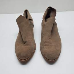 Dolce Vita Brown Tan Suede Booties Size 7.5 alternative image