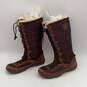 Ugg Womens Brown Round Toe Mid Calf Lace-Up Winter Boots Size 8 image number 2