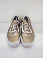 Vans Gold Leather Dress Shoes M Sz-7 W Sz-8.5 Used image number 1