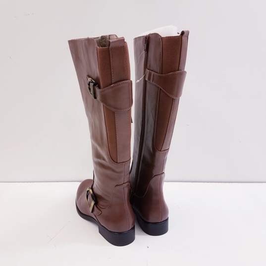 LifeStride Rosaria Knee High Riding Boots Brown 8.5 image number 4