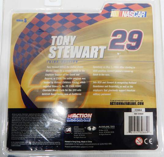Sealed Action McFarlane Series 5 Nascar Tony Stewart 29 Action Figure image number 4