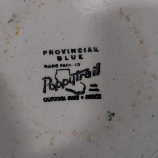 4pc Set of Poppytrail Provincial Blue Dinner Plates image number 4