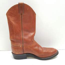 Justin Men Cowboy Boots Tan Size 9.5D